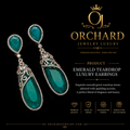 Emerald Teardrop Luxury Earrings